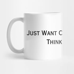 I Just Want Chappell Roan To Think I'm Cool (black type) Mug